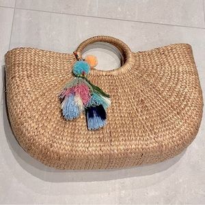Perfect straw beach bag